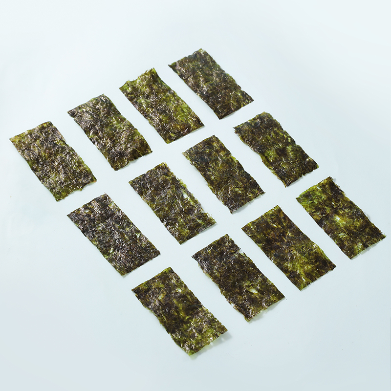 苔之乐即食岩烧海苔片烧烤味2g*8包独立袋装办公室休闲零食即食烤紫菜片儿童孕妇