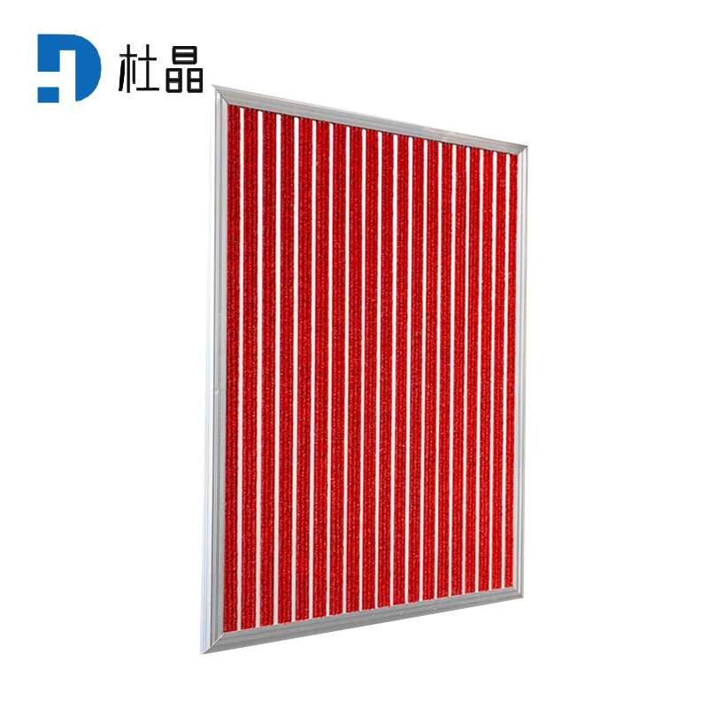 杜晶 DJ-DD-1018 防污防滑静音不位移 平铺式铝合金地板垫 0.6米宽 红色高清大图