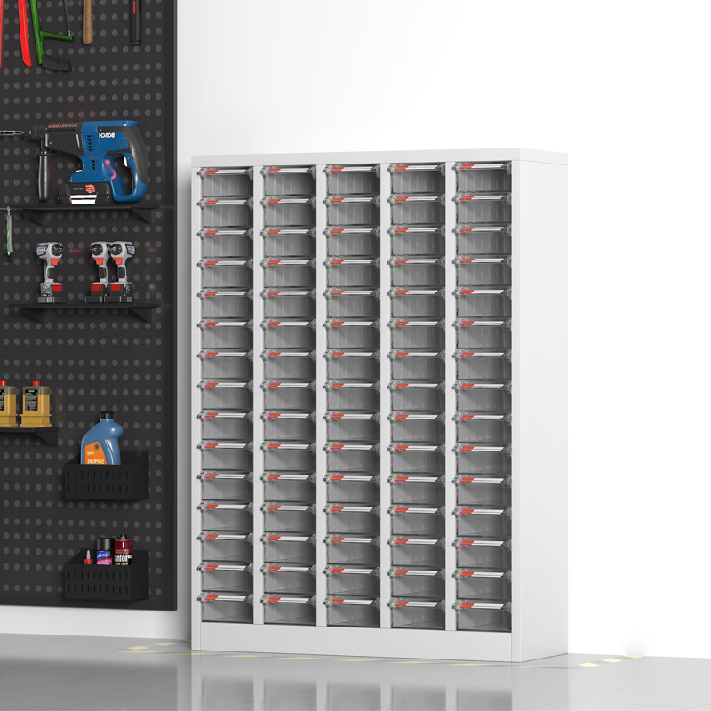 臻远 ZYLJG-W23 零件柜 75抽透明无门大号 895*300*1262高清大图