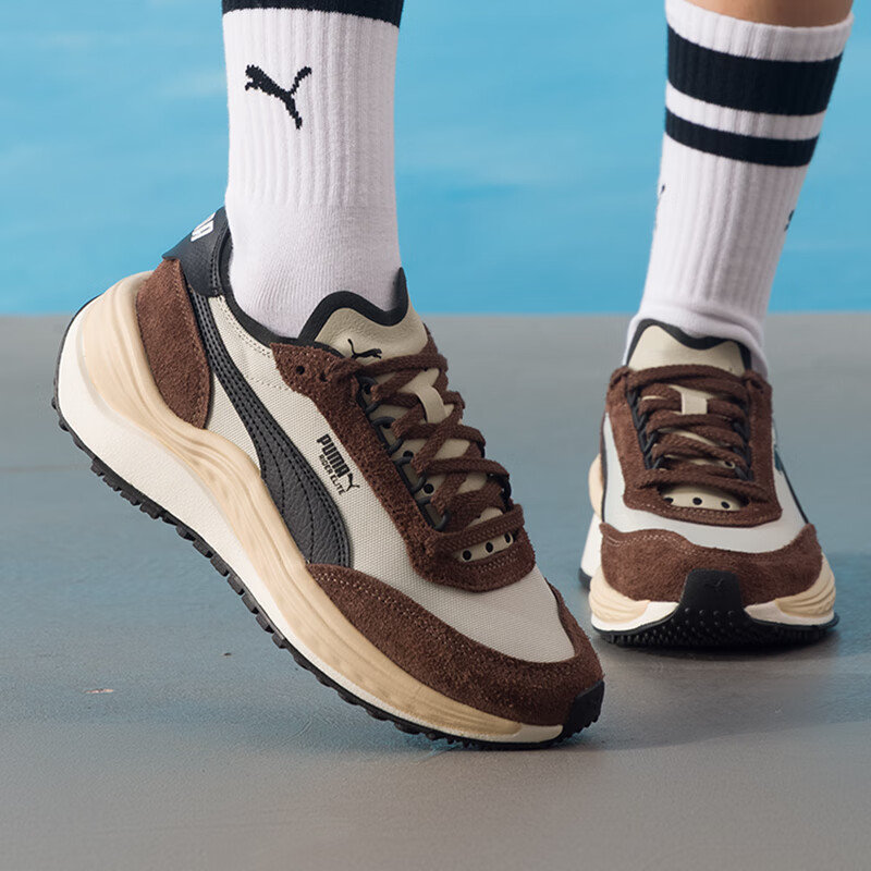 彪马（PUMA）男鞋女鞋新款轻便缓震运动鞋低帮透气情侣鞋拼接休闲鞋403301-01 ZP高清大图