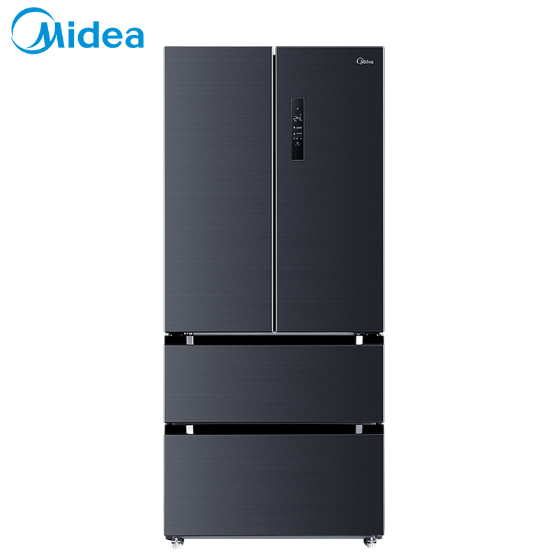 美的(Midea)BCD-518WTPZM莫兰迪灰 微晶一周鲜 一级能效 智能操控 风冷无霜 多门电冰箱