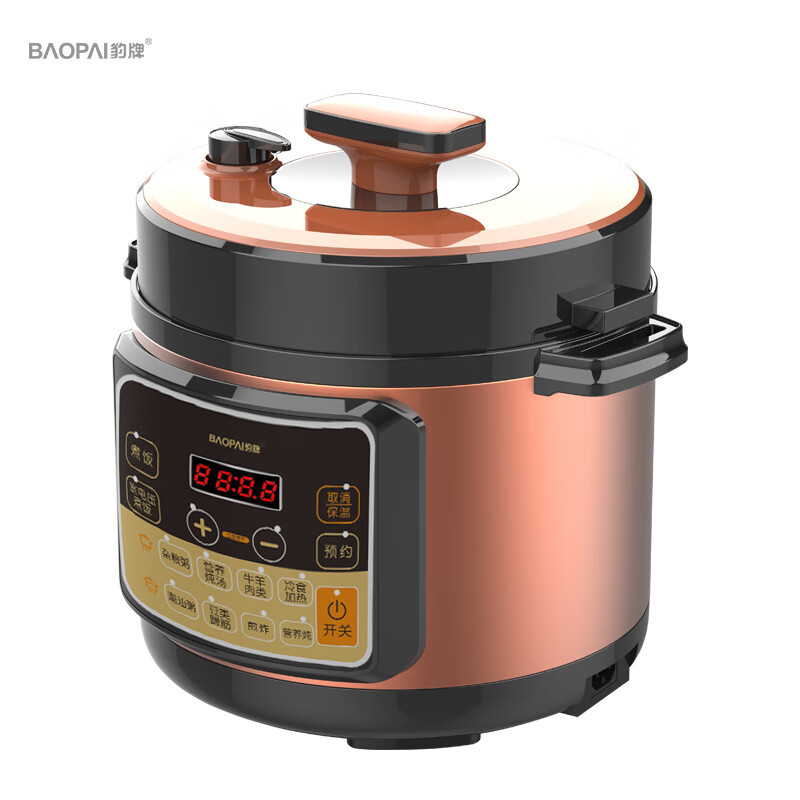 豹牌 BP-WD259 智能电压力锅 5L(单位:台)荒漠红高清大图