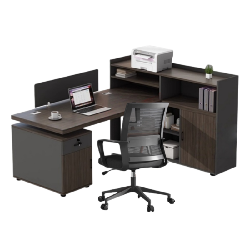 豫汉迎屏风办公桌高清大图