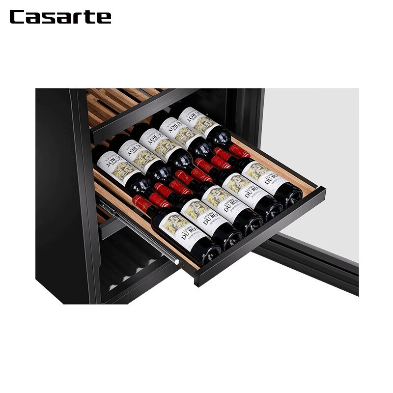 casarte卡萨帝红酒柜嵌入式450升恒温恒湿家用商务茶叶红酒展示冷藏柜