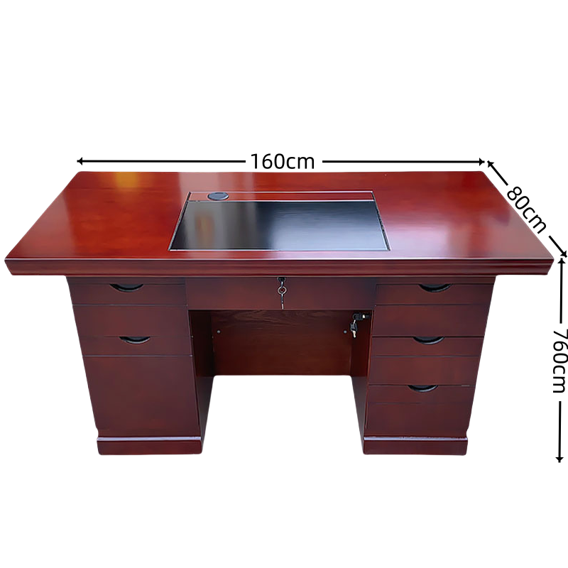 鑫木樽办公电脑桌1.6m张高清大图