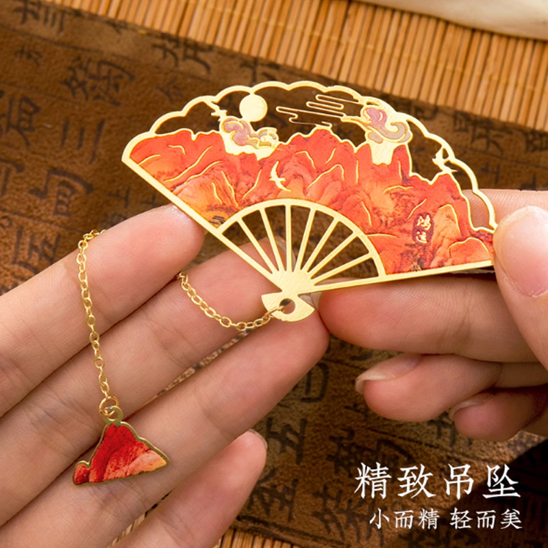 思唯美(sweet made) 中国风金属书签 青绿(十枚装)高清大图