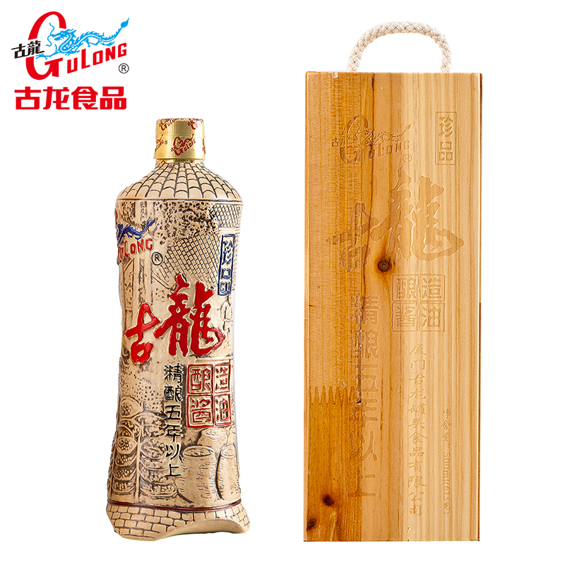 SQ ZH古龙 珍品酱油500ml/瓶（五年酿造）*1瓶