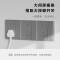 罗格朗开关插座面板茗画深砂银一开五孔usb带单控双联开关灰色三孔16A空调插座86型暗装墙壁电源插座
