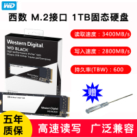 西部数据(WD) 黑盘 1TB SSD固态硬盘 M.2接口 (NVMe协议)老款