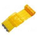 臻远 ZY-ML-158 PVC软门帘防冷气隔热帘 防粘黄条纹 厚2.0mm 15*215cm
