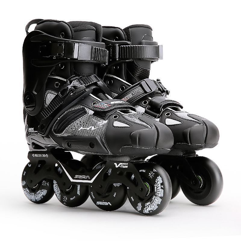 米高seba专业平花鞋刹车轮滑鞋成人花式溜冰鞋成年男女直排轮hvc