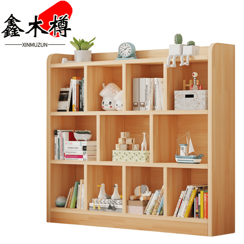鑫木樽书架120*30*120cm个高清大图