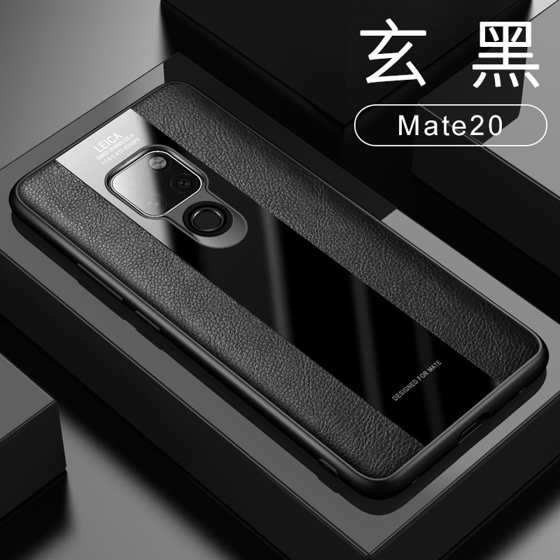 华为mate20pro手机壳mate20保护套硅胶边mate20x全包防摔男女5g款 保时捷黑[单壳无赠品] 华为mat