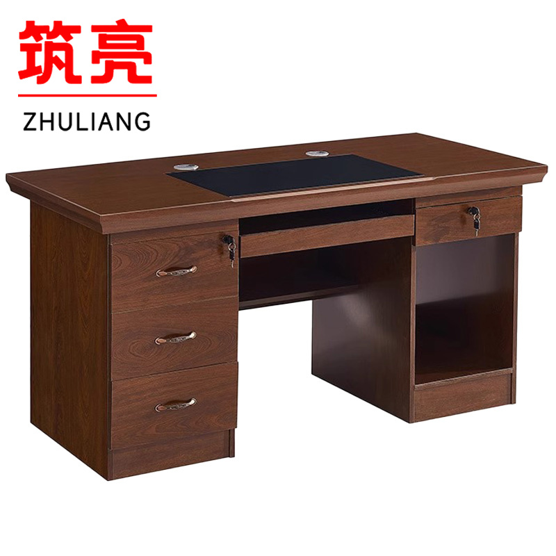 筑亮 电脑桌 1.2m四斗 张高清大图