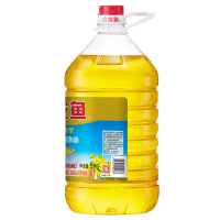 金龙鱼 食用油 葵花籽清香型 食用植物调和油5L 家用炒菜烹饪煎炸