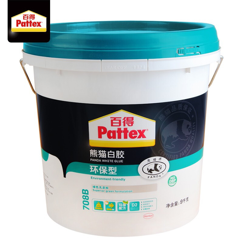 汉高百得pattex熊猫白胶多功能白乳胶手工木工白胶耐霉防水环保型快干
