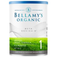 贝拉米(Bellamy’s) 超高端白金版有机婴儿配方奶粉BETA GENICA 8 1段(0-6个月)350g/罐