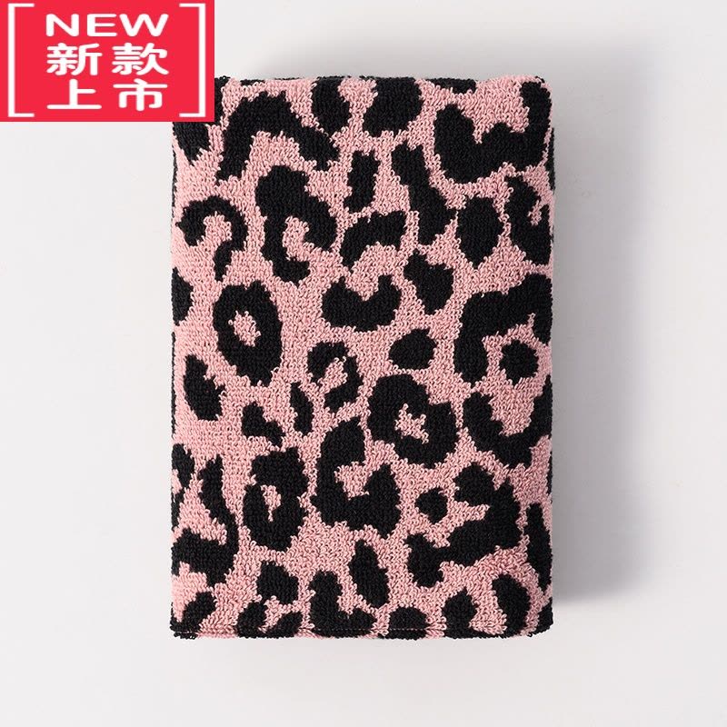 可莉允复古豹纹小方巾女洗脸高级儿童小毛巾加厚擦手吸水图片