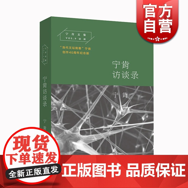 宁肯访谈录 宁肯文集 文坛刺客宁肯创作40周年纪念版中国现当代文学作品集青少年读物演讲中关村笔记环形山我的二十世纪蒙面之高清大图
