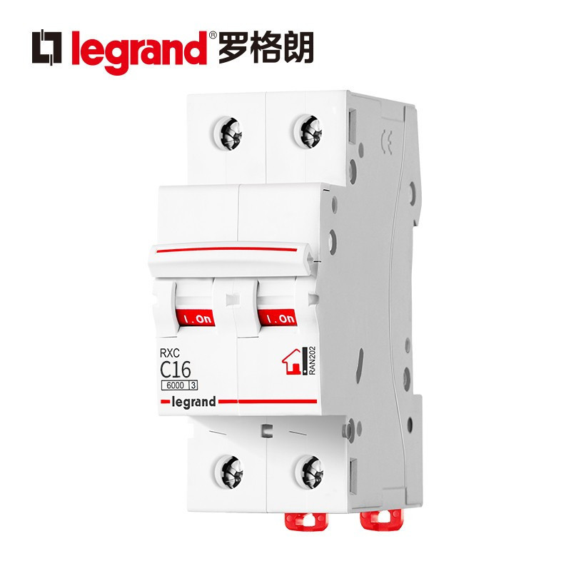 tcl罗格朗legrand断路器2pc16a空气开关空开小型家用总开关断电闸真空