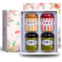 【礼盒4罐装】花草茶礼盒 五谷茶礼盒 黄苦荞 大麦茶决明子花茶组合茶叶