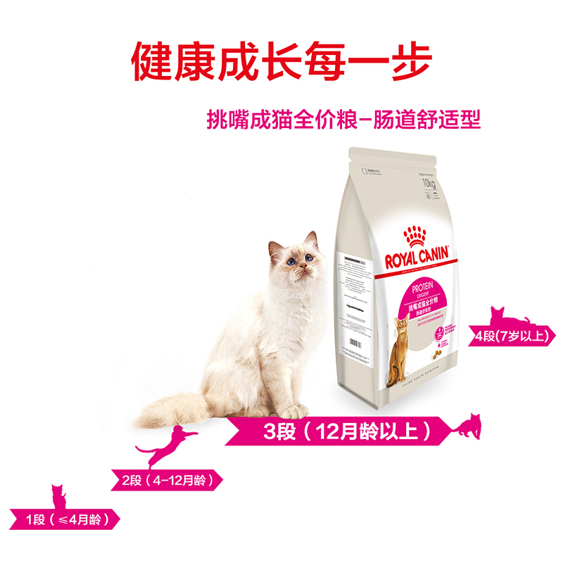 皇家全能优选成猫粮EP42肠道舒适型 猫粮 成猫 猫主食 10KG