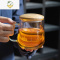 YICHENG 日式玻璃杯三件套耐热茶水分离泡茶杯水杯家用过滤茶道杯