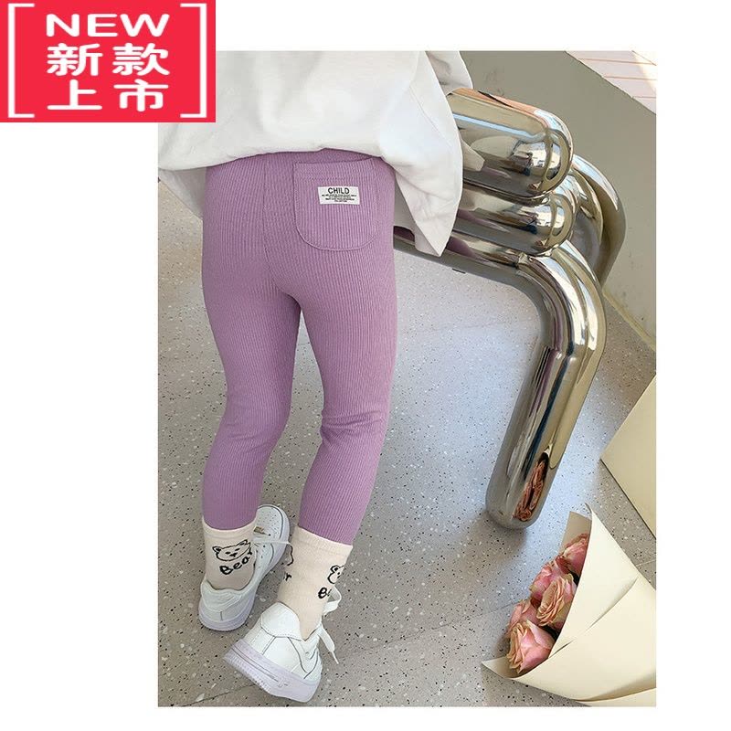 可莉允女童甜美气质彩虹针织毛衣开衫外套2022秋款小女孩洋气上衣潮童装图片