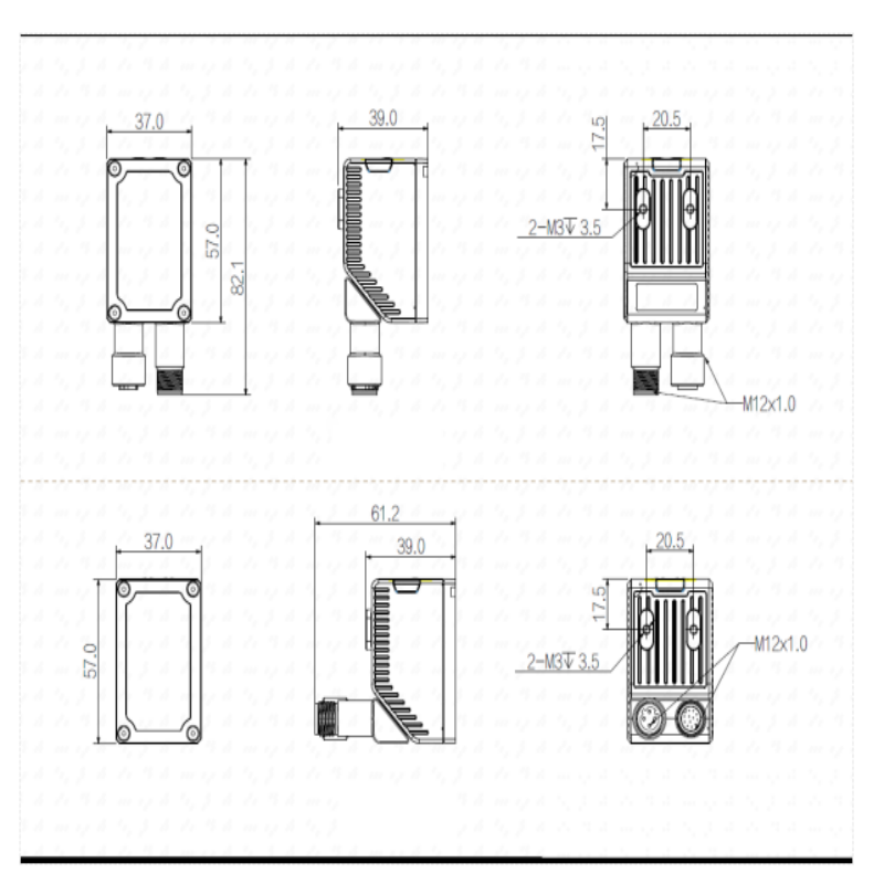 华睿科技 R5016PMG-12M-RGG01 5000P系列160万网口黑白读码器红光/半偏振/镜头12mm不涉及维保高清大图