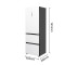 美的(Midea)三门冰箱BCD-400WUTGPZM(E) 玉霜白