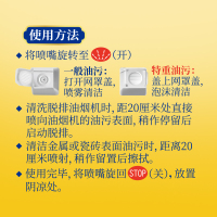 白猫强效油污净橙柚清香500g国潮版清洁剂强力分解顽固油污厨房