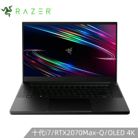 雷蛇(Razer)灵刃15.6英寸2020新款标准版 高端商务电竞轻薄游戏本笔记本电脑(i7-10750H 16G 512GB RTX2070 OLED 4K 100%sRGB)