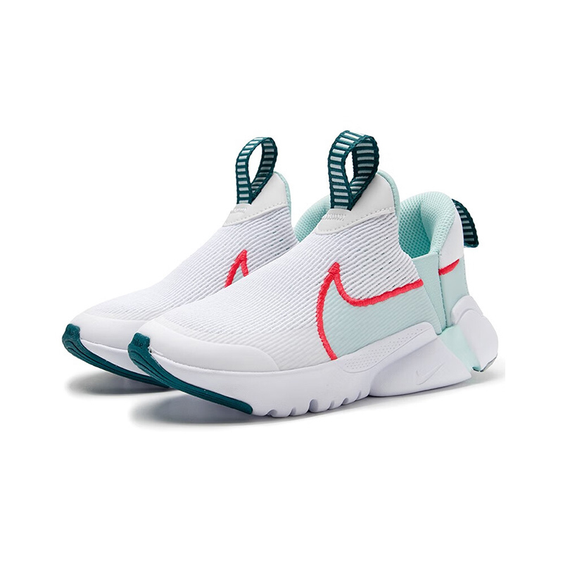 中童 Nike 防滑耐磨 低帮 儿童跑步鞋 白绿红 DV9000-101