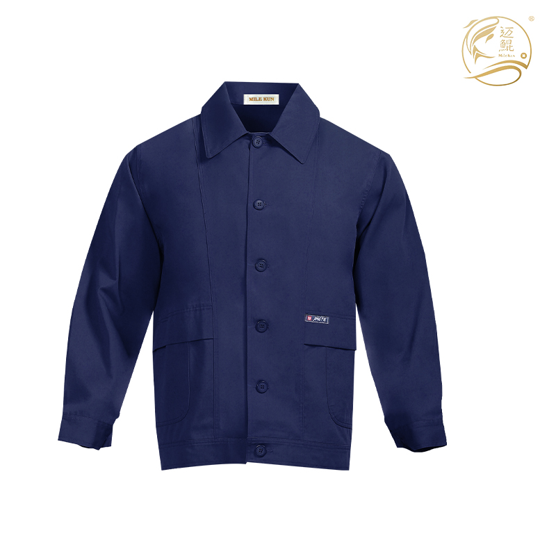 春秋工作服套装（藏蓝色）高清大图