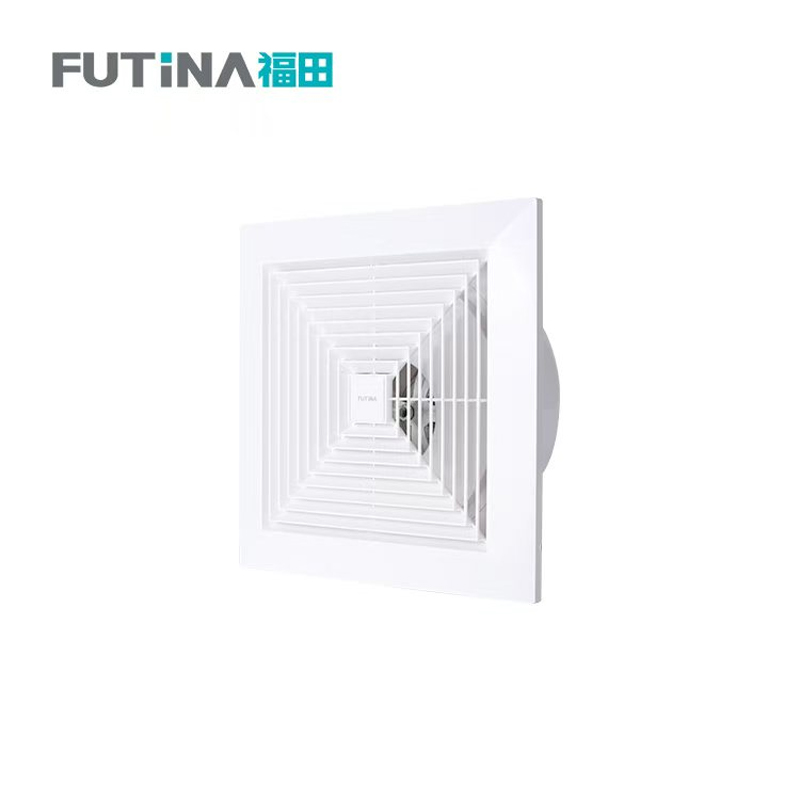 福田 管道换气扇 厨房卫生间天花排气扇吸顶式管道排风扇 250*250mm 单位:个高清大图