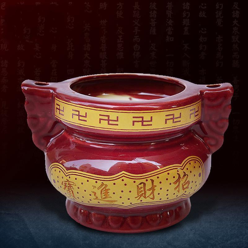 家柏饰(CORATED)陶瓷香炉摆件神龛佛像装饰品家居供奉用品配件高清大图