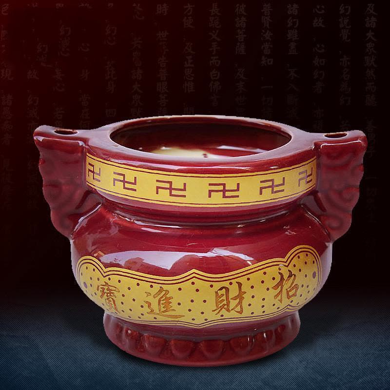 家柏饰(CORATED)陶瓷香炉摆件神龛佛像装饰品家居供奉用品配件图片