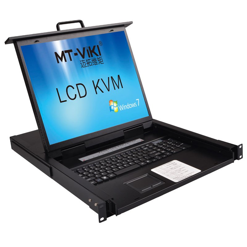 迈拓维矩MT-1908UL kvm切换器8口usb自动lcd19英寸多电脑切换8进1出