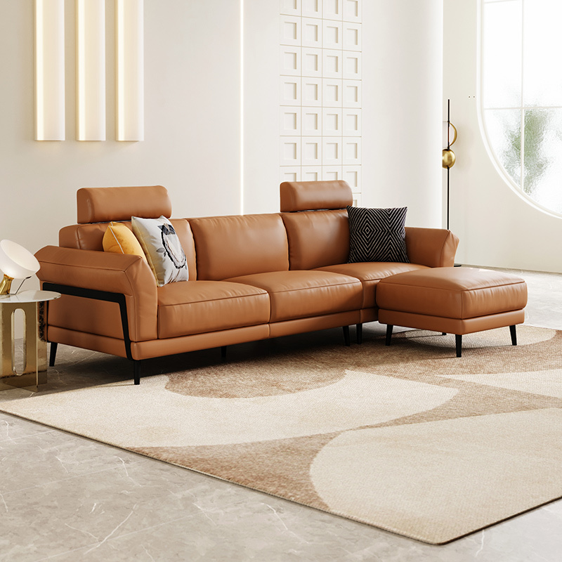 林氏家居沙发真皮沙发北欧头层牛皮沙发客厅三人小户型皮艺沙发组合