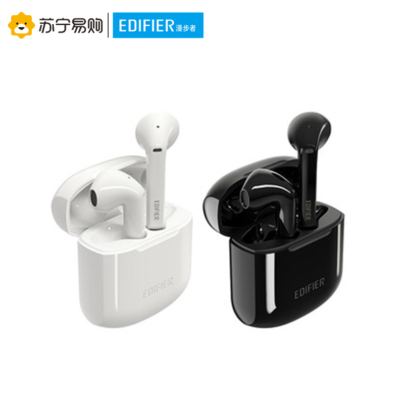 EDIFIER/漫步者 LolliPods无线蓝牙耳机真无线双耳入耳式耳塞运动 白色高清大图