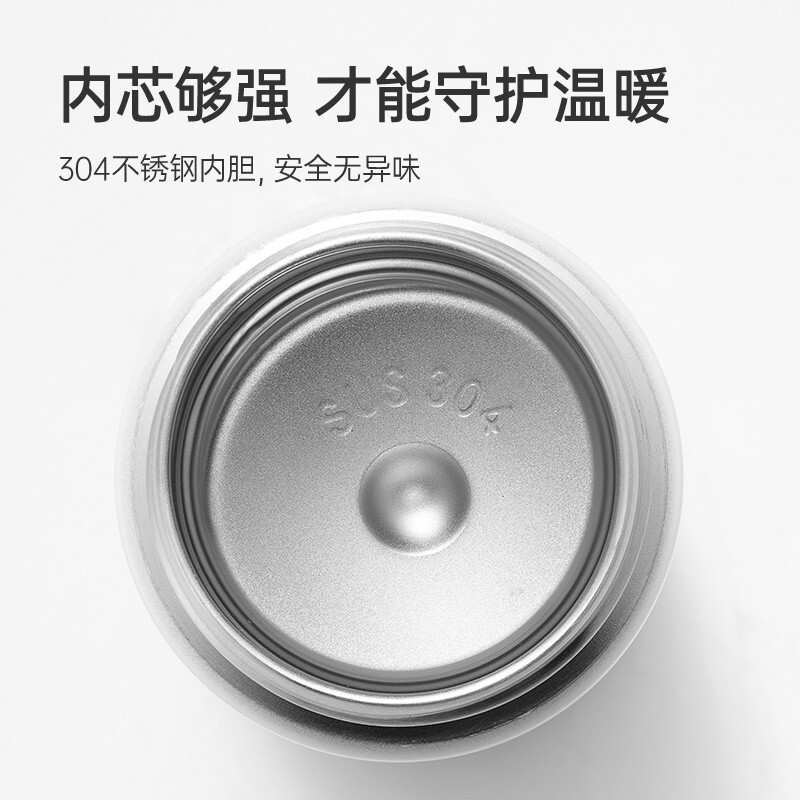 哈尔斯保温杯女304不锈钢小容量学生水杯便携弹盖迷你吸管杯子260ml 桃红色260ml高清大图