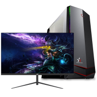 铭能 12代i5六核/GTX1660Ti独显/16G内存 512G固态 DIY组装机 组装电脑 家用办公台式机电脑主机学生设计电脑台式电竞直播吃鸡永劫无间游戏电脑+27英寸直面全套