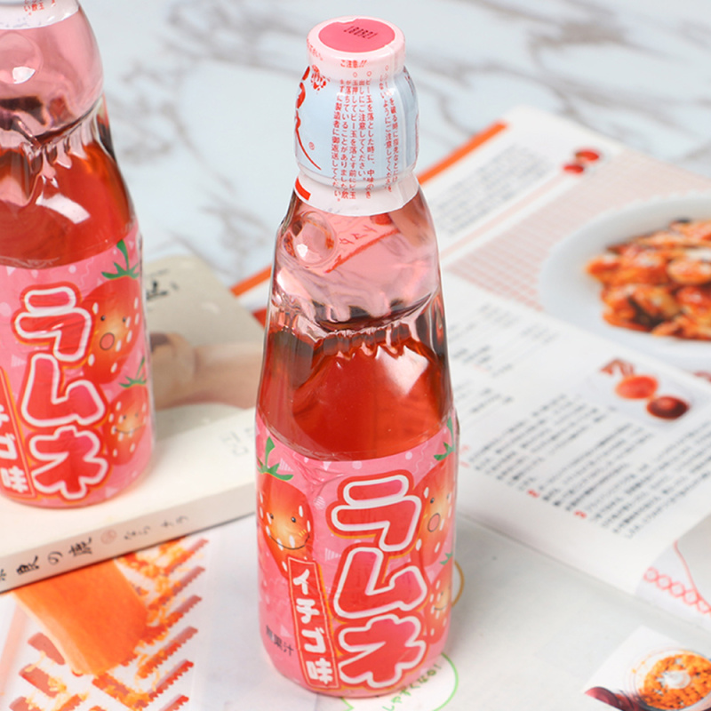 日本进口 哈达 波子汽水草莓味碳酸饮料 200ml报价_参数_图片_视频_怎