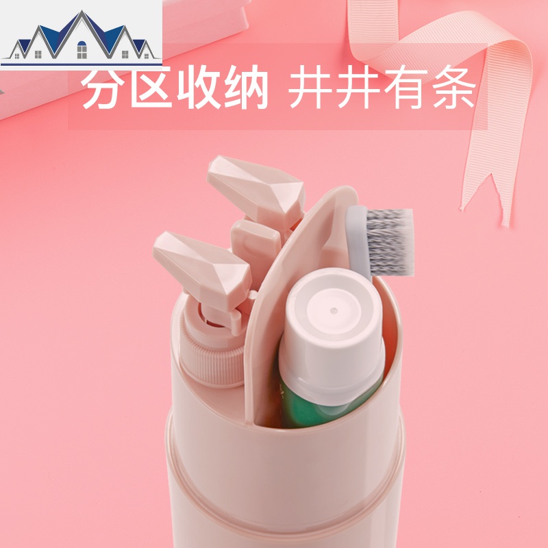 旅行洗漱杯便携出差洗漱包女户外用品分装瓶收纳包旅行装洗护套装 三维工匠高清大图