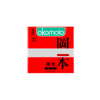 冈本(OKAMOTO)SKIN激薄安全套3片装 超薄款安全套skin激薄男用避孕套原装进口套套3只装