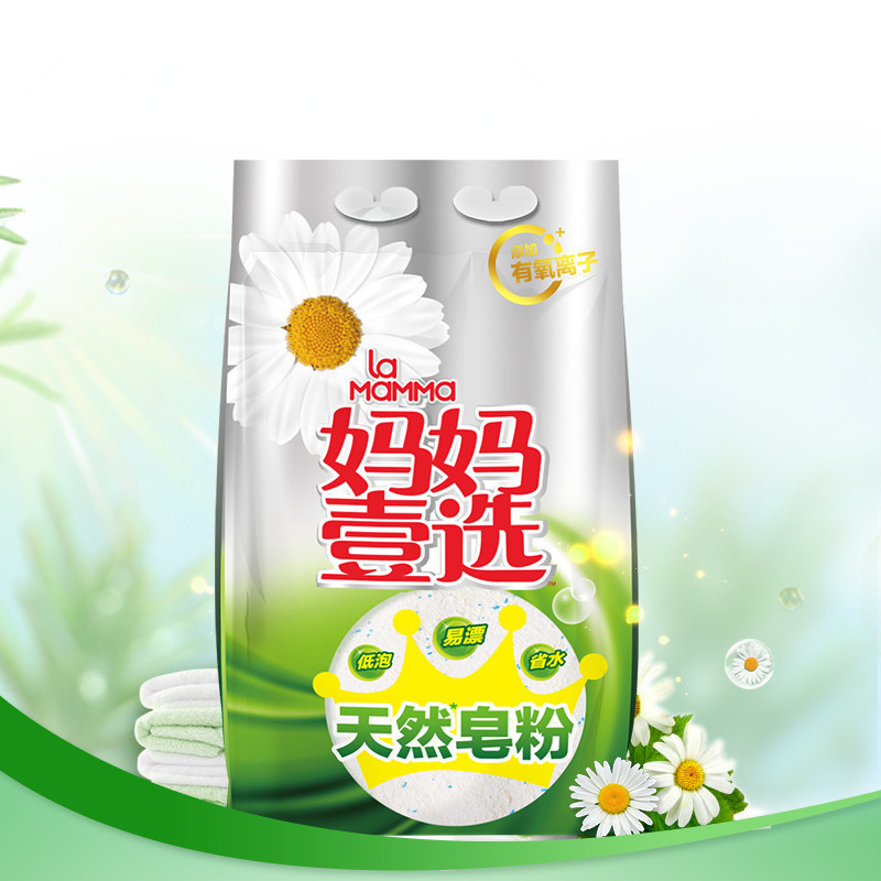妈妈壹选 天然皂粉 袋装800g(银装) (单位:袋)