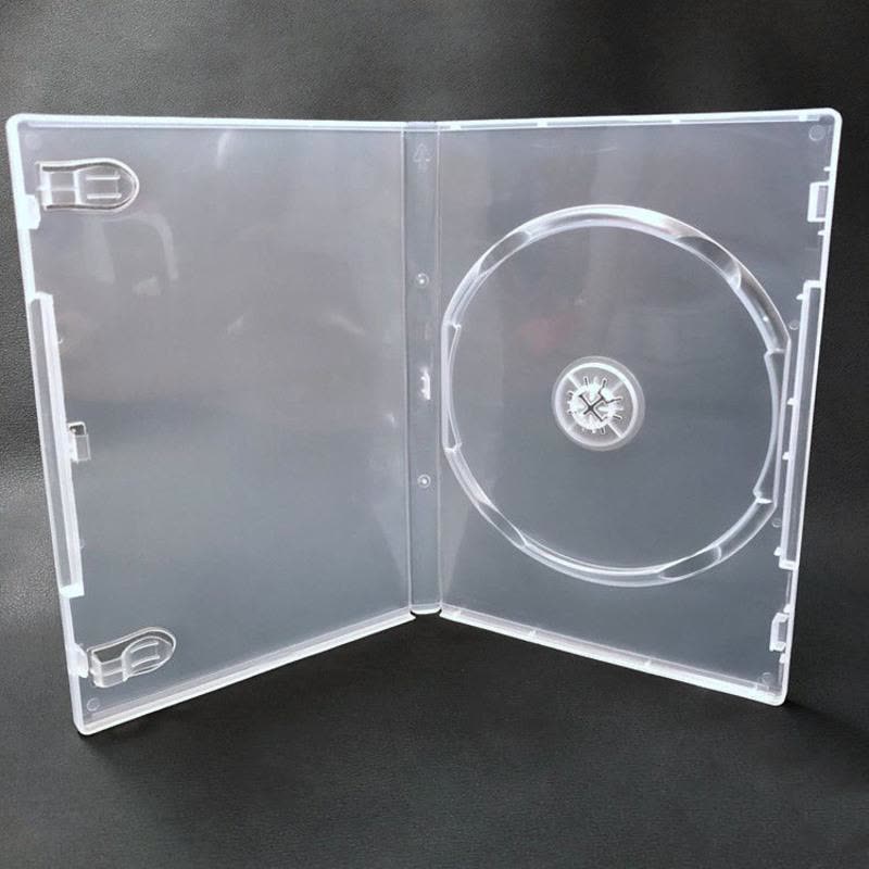 14厘明单盒 2个 塑料光盘盒CD盒DVD透明光碟盒双片装3片4片装碟壳单片装14厘盒子图片