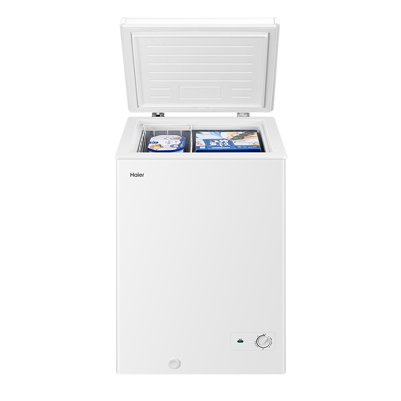 海尔(Haier)100升 卧式冷柜 一机多用 节能省电 家用小冰柜 BC/BD-100GH