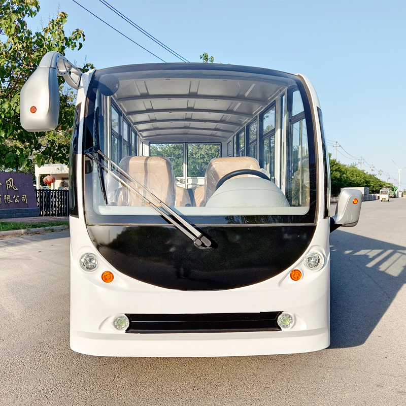 德武jun恒8-11座电动观光车四轮巡逻车治安纠察车看房车景区旅游摆渡车高清大图