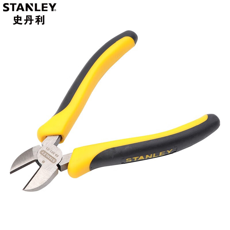 史丹利(STANLEY) 89-581-23 6英寸 德式专业斜嘴钳 斜口钢丝钳 电工偏口钳 把